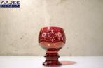Eggermann glass – Ruby Red – Kristallen Bokaal – Cut-2-Clear, Ophalen of Verzenden, Zo goed als nieuw, Kristal, Glas of Glazen