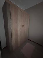 Maatgemaakte steigerhouten kast, kledingkast, grey wash kast, Ophalen, 200 cm of meer, 150 tot 200 cm, Met hangruimte