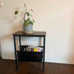 Side table met lectuurbak, Ophalen of Verzenden, Zo goed als nieuw, 25 tot 50 cm, Rechthoekig