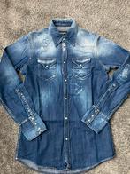 Dsquared2 spijker blouse denim, Blauw, Ophalen of Verzenden, Zo goed als nieuw