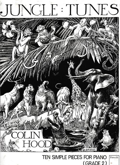 COLIN HOOD - JUNGLE * TUNES, Muziek en Instrumenten, Bladmuziek, Gebruikt, Artiest of Componist, Klassiek, Piano, Ophalen of Verzenden