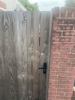 Houten Tuinpoort douglas hout met ophang materiaal, Tuin en Terras, Tuinpoorten, Gebruikt, Minder dan 100 cm, Ophalen of Verzenden