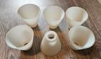 Glazen kelken   6 stuks, Ophalen of Verzenden, Overige materialen, Minder dan 25 cm