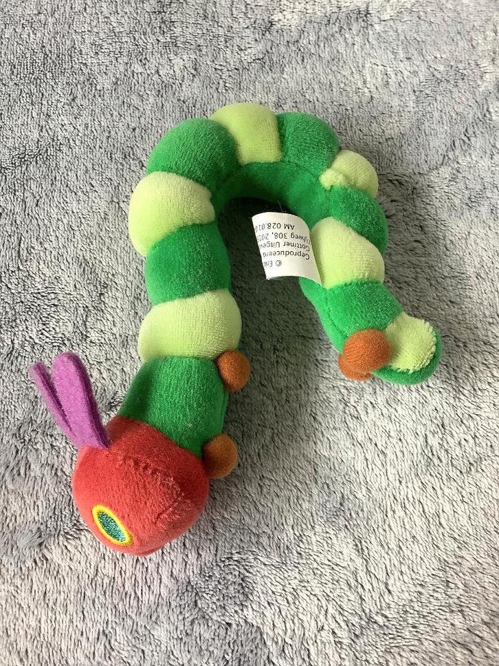 Rupsje Nooitgenoeg 22 cm Eric Carle Gottmer 2012 6 euro, Kinderen en Baby's, Speelgoed | Knuffels en Pluche, Zo goed als nieuw