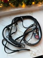 Kentaur zwart hoofdstel maat full met strass, Dieren en Toebehoren, Ophalen of Verzenden, Nieuw, Dressuur