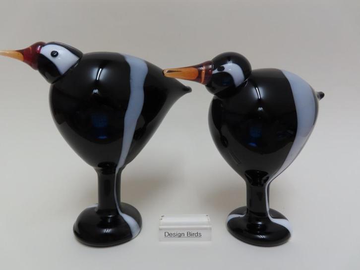 Toikka iittala Zwaluw zwartkraag  GENUMMERD, Antiek en Kunst, Antiek | Glas en Kristal, Ophalen of Verzenden