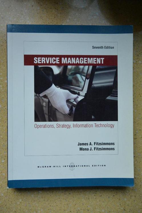 Servicemanagement Operations Strategy etc Fitzsimmons, Boeken, Overige Boeken, Gelezen, Ophalen of Verzenden