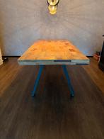 Eettafel met stalen poten TEAB, Huis en Inrichting, Ophalen, Gebruikt, 200 cm of meer, 50 tot 100 cm