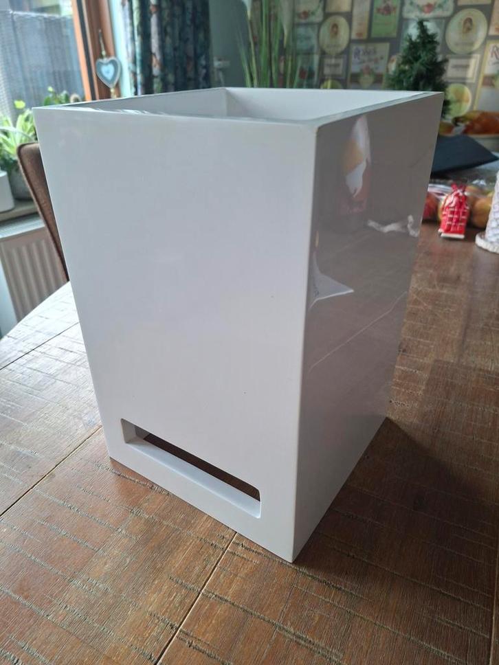 Witte hoekwasbak voor WC (nieuw), Doe-het-zelf en Verbouw, Sanitair, Nieuw, Toilet, Ophalen of Verzenden