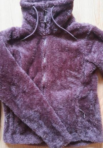 Zacht fluffy vest / jack dames paars maat s (xs) beschikbaar voor biedingen