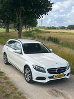 ✅ Mercedes-Benz C-Klasse C350 e Plug-in Hybrid 279pk NL-Auto, Automaat, Achterwielaandrijving, Leder en Stof, Wit