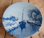 Delfts blauw wandbord., Ophalen of Verzenden