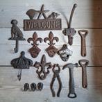 Diverse gietijzeren haak flesopener Welcome bordje *Etage3*, ., Nieuw, Ophalen of Verzenden, .
