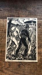 J.Franken houtsnede, Ophalen of Verzenden