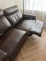 Relax Lederen Bank - 2 ,5 Zits.  moet weg !!!, Huis en Inrichting, Banken | Bankstellen, Ophalen, 150 tot 200 cm, Tweepersoons