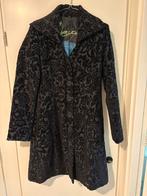 Desigual Barok Zwarte Lange Jas mt 40, Ophalen of Verzenden, Zo goed als nieuw, Maat 38/40 (M), Zwart