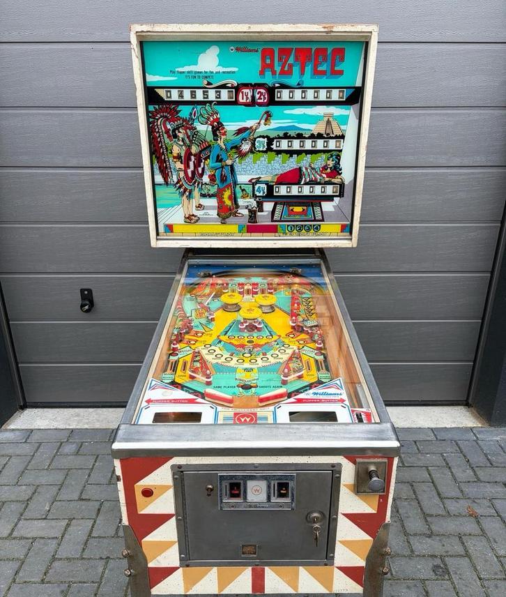 Flipperkast Williams Aztec - Gereviseerd, Verzamelen, Automaten | Flipperkasten, Gebruikt, Elektronisch, Flipperkast, Williams