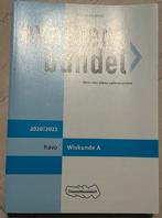 Examenbundel Wiskunde A HAVO 2020/2021 (2x), Ophalen of Verzenden, Zo goed als nieuw, HAVO, Wiskunde A