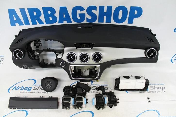 Airbag set - Dashboard zwart & wit Mercedes CLA (2015-heden), Auto-onderdelen, Dashboard en Schakelaars