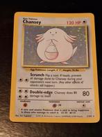 Chansey 3/102 Base Set Unlimited Holo Pokemon kaart, Hobby en Vrije tijd, Verzamelkaartspellen | Pokémon, Ophalen of Verzenden