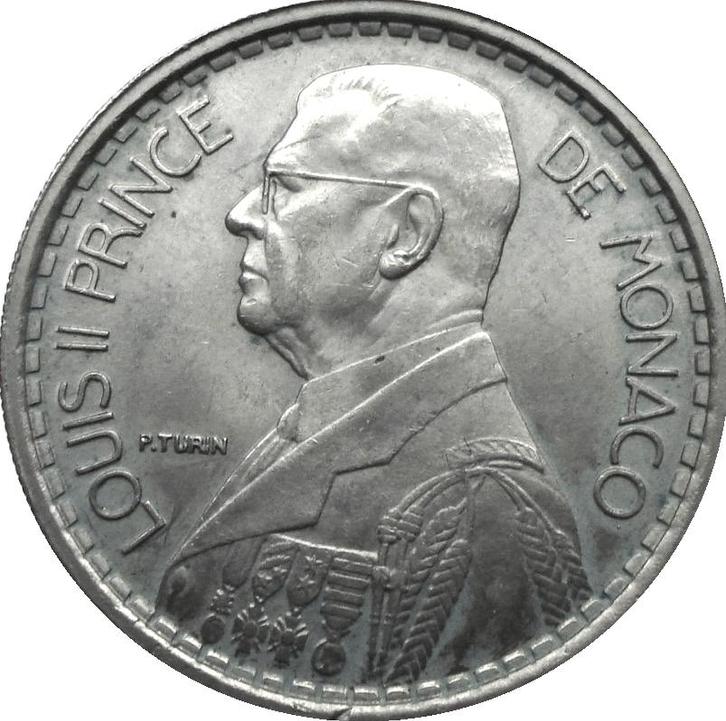 Monaco 20 francs 1947 (UNC), Postzegels en Munten, Munten | Europa | Niet-Euromunten, Losse munt, Overige landen, Ophalen of Verzenden