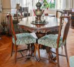 Eettafel ovaal vintage, Huis en Inrichting, Tafels | Eettafels, 100 tot 150 cm, 150 tot 200 cm, Gebruikt, Vintage