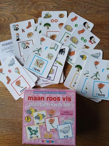 Maan-roos-vis kwartet beschikbaar voor biedingen