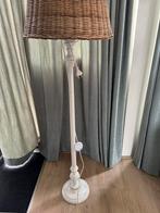 Hout / riet vloerlamp, Huis en Inrichting, Gebruikt, Ophalen of Verzenden, Hout