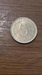 Joegoslavië - 5 Dinar 1985, Verzenden, Joegoslavië, Losse munt