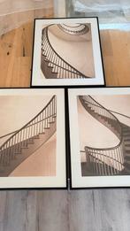 Fotolijsten met afbeeldingen van trappen, Huis en Inrichting, Minder dan 50 cm, 50 tot 75 cm, Ophalen of Verzenden, Zo goed als nieuw