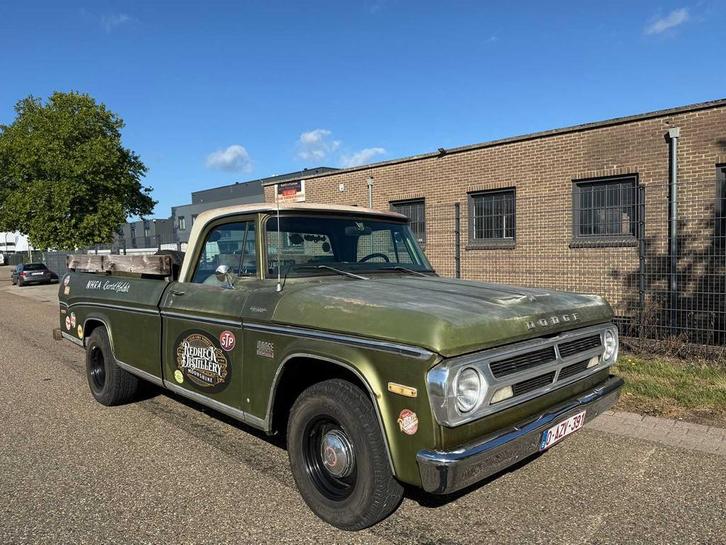 Dodge D-100 Fleedside pick-up 1970, Auto's, Dodge, Bedrijf, Overige modellen, Overige brandstoffen, SUV of Terreinwagen, Automaat