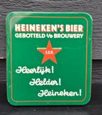 Heineken bier blikje, blik 10x 10,5 cm., Ophalen of Verzenden, Gebruikt, Overige