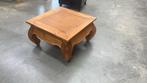 Oosterse salontafel massief teakhout, Huis en Inrichting, Ophalen, Vierkant, Hout