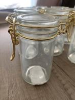Glazen potjes, Huis en Inrichting, Keuken | Potten en Pannen, Ophalen of Verzenden, Nieuw, Glas, Pot, Bus of Blik