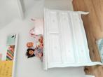 Commode, wit., 50 tot 70 cm, Zo goed als nieuw, 75 tot 100 cm, Voetruimte