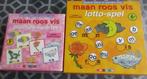 Maan roos vis -Plaatjes kwartet - Lotto Spel, Kinderen en Baby's, Speelgoed | Educatief en Creatief, Ophalen of Verzenden