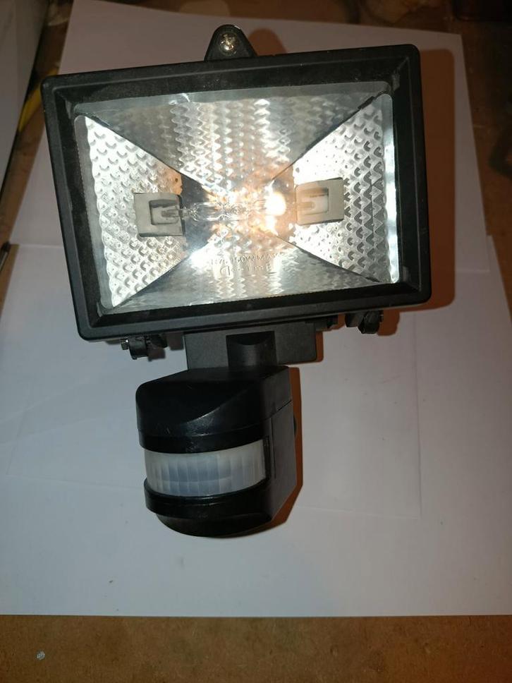 Bouwlamp met Timer & Optische Signalering, Tuin en Terras, Buitenverlichting, Wandlamp, Minder dan 50 watt, Netvoeding, Ophalen of Verzenden