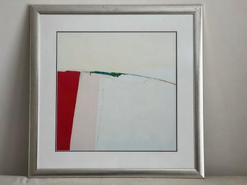 Schilderij in lijst 100x100cm beschikbaar voor biedingen