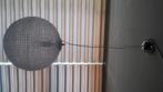 Transparante hanglamp, Ophalen, Zo goed als nieuw, Metaal, 75 cm of meer