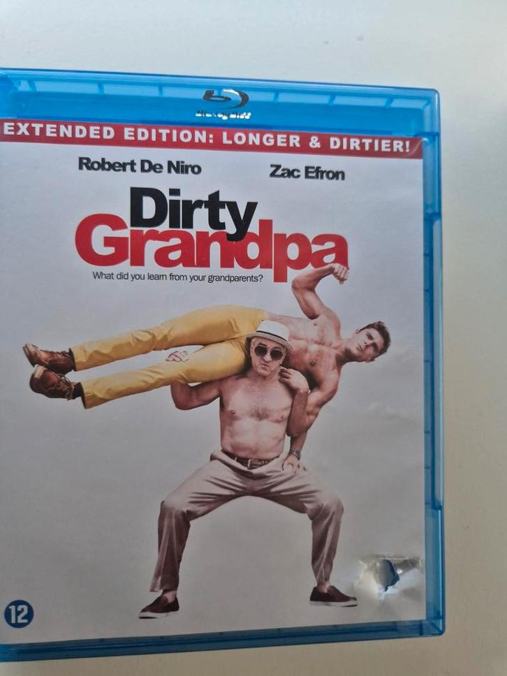 Dirty Grandpa - Blu-ray Extended Edition, Cd's en Dvd's, Blu-ray, Zo goed als nieuw, Humor en Cabaret, Ophalen of Verzenden