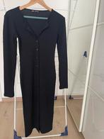 Zara rib jurk met knopen, Ophalen of Verzenden, Nieuw, Zwart
