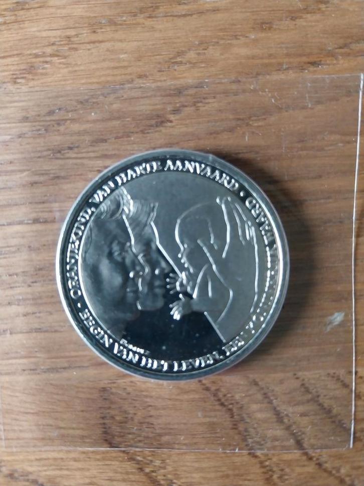 Zilveren Herdenkingsmunt Prinses Amalia, Postzegels en Munten, Munten | Nederland, Losse munt, Overige waardes, Koningin Beatrix