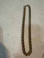 Monet Ketting, Ophalen of Verzenden, Zo goed als nieuw, Goud, Met hanger