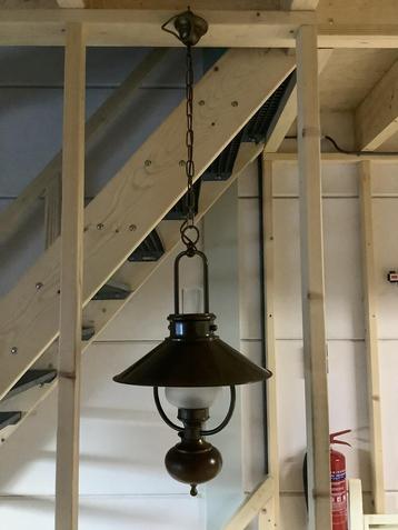 Virginia Beach vintage koperen hanglamp beschikbaar voor biedingen