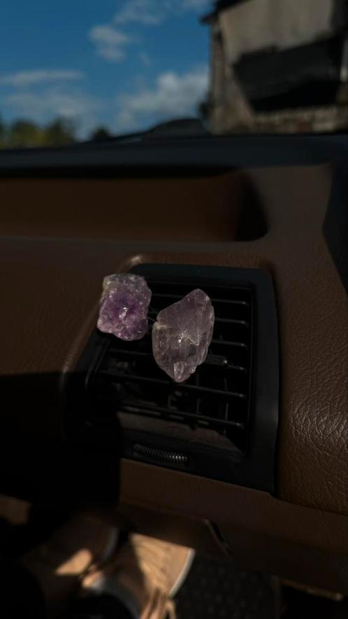Edelsteen hangers clips auto, Verzamelen, Mineralen en Fossielen, Mineraal, Ophalen of Verzenden
