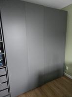 HASVIK schuifdeuren set Antraciet, Huis en Inrichting, Kasten | Kledingkasten, Ophalen, 200 cm of meer, Zo goed als nieuw, 200 cm of meer