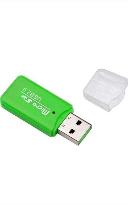 Nieuw, USB 2.0 Micro SD Cardreader, SD Kaart Adapter 2GB, Computers en Software, Geheugenkaartlezers, Nieuw, Ophalen of Verzenden