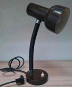 Bruine vintage bureaulamp., Ophalen of Verzenden, Zo goed als nieuw, Minder dan 50 cm