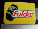 sticker fulda logo autobanden banden tyres tires geel, Verzamelen, Merk, Zo goed als nieuw, Verzenden