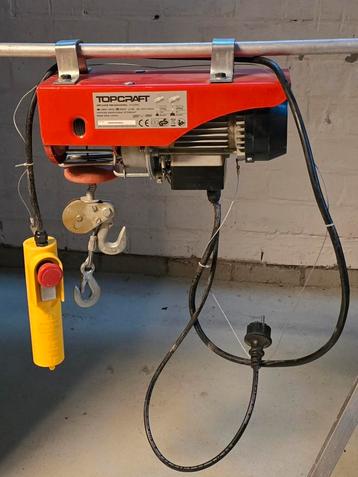 Topcraft elektrische lier (weinig gebruikt) beschikbaar voor biedingen